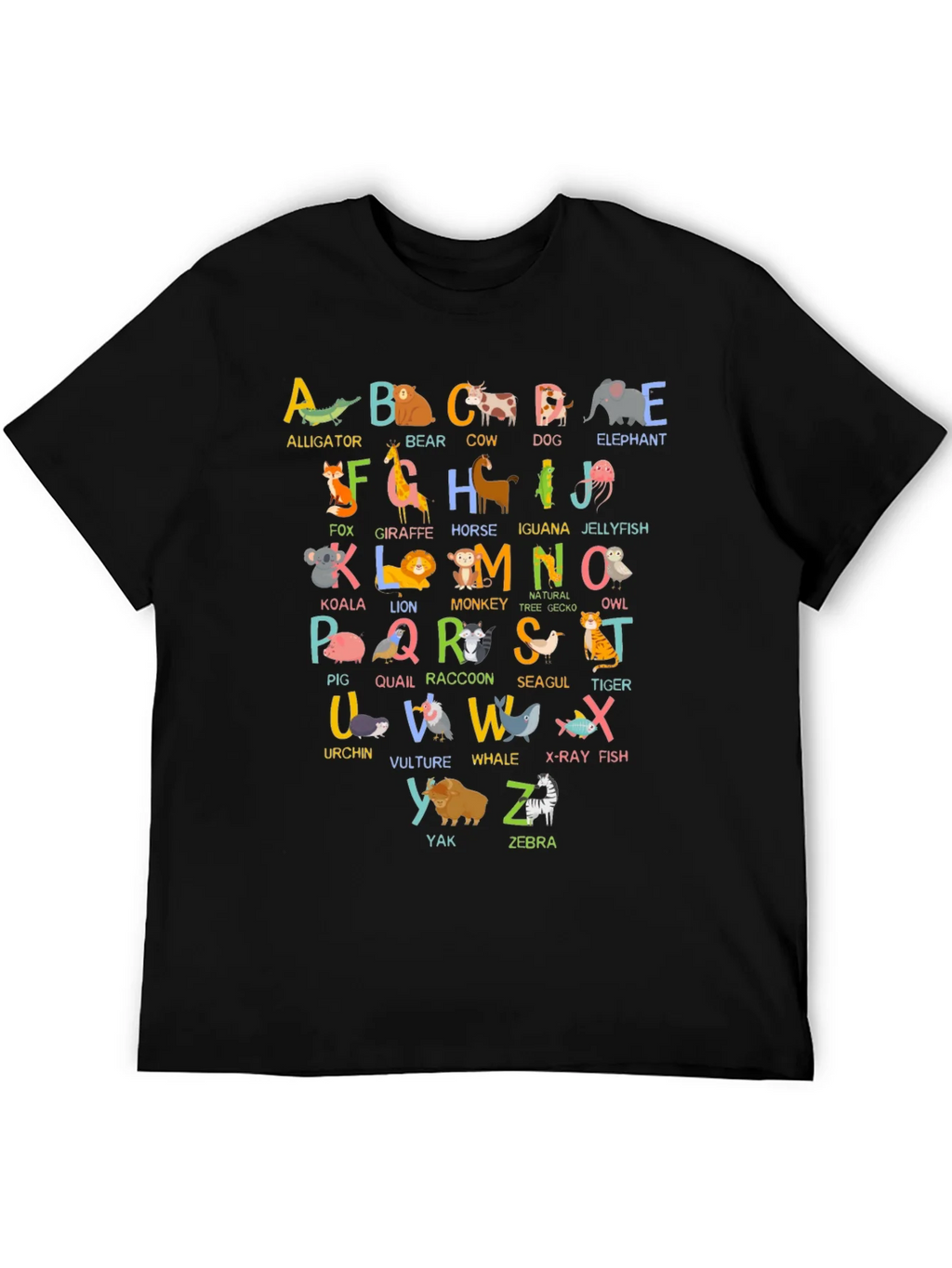 Animal Alphabet T-Shirt - Educational ABCs product image 5