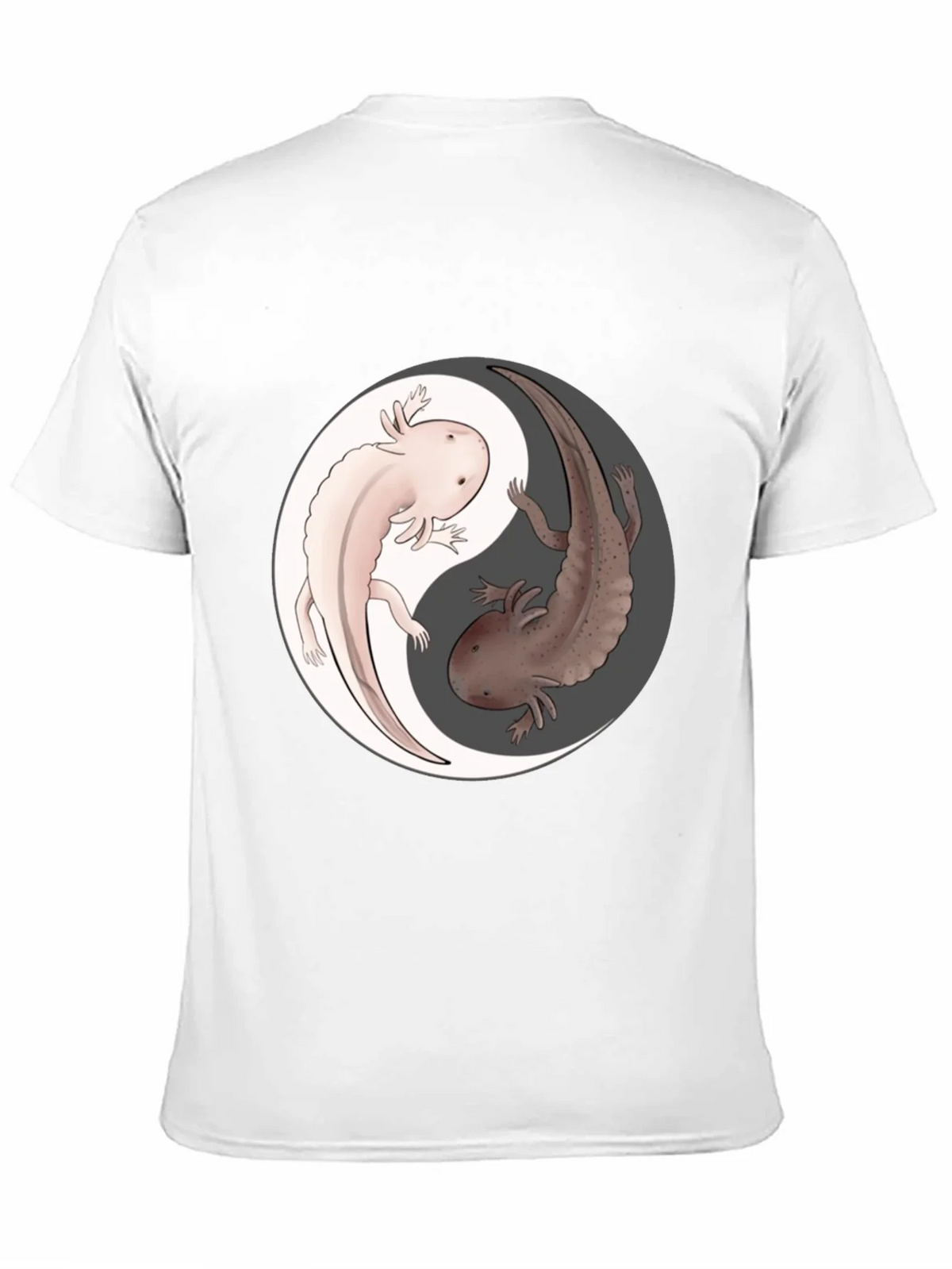 Yin Yang Axolotl Graphic T-Shirt - Harmony & Balance product image 6