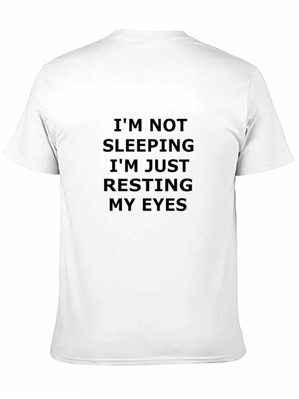 Funny Resting My Eyes Black T-Shirt product image 4