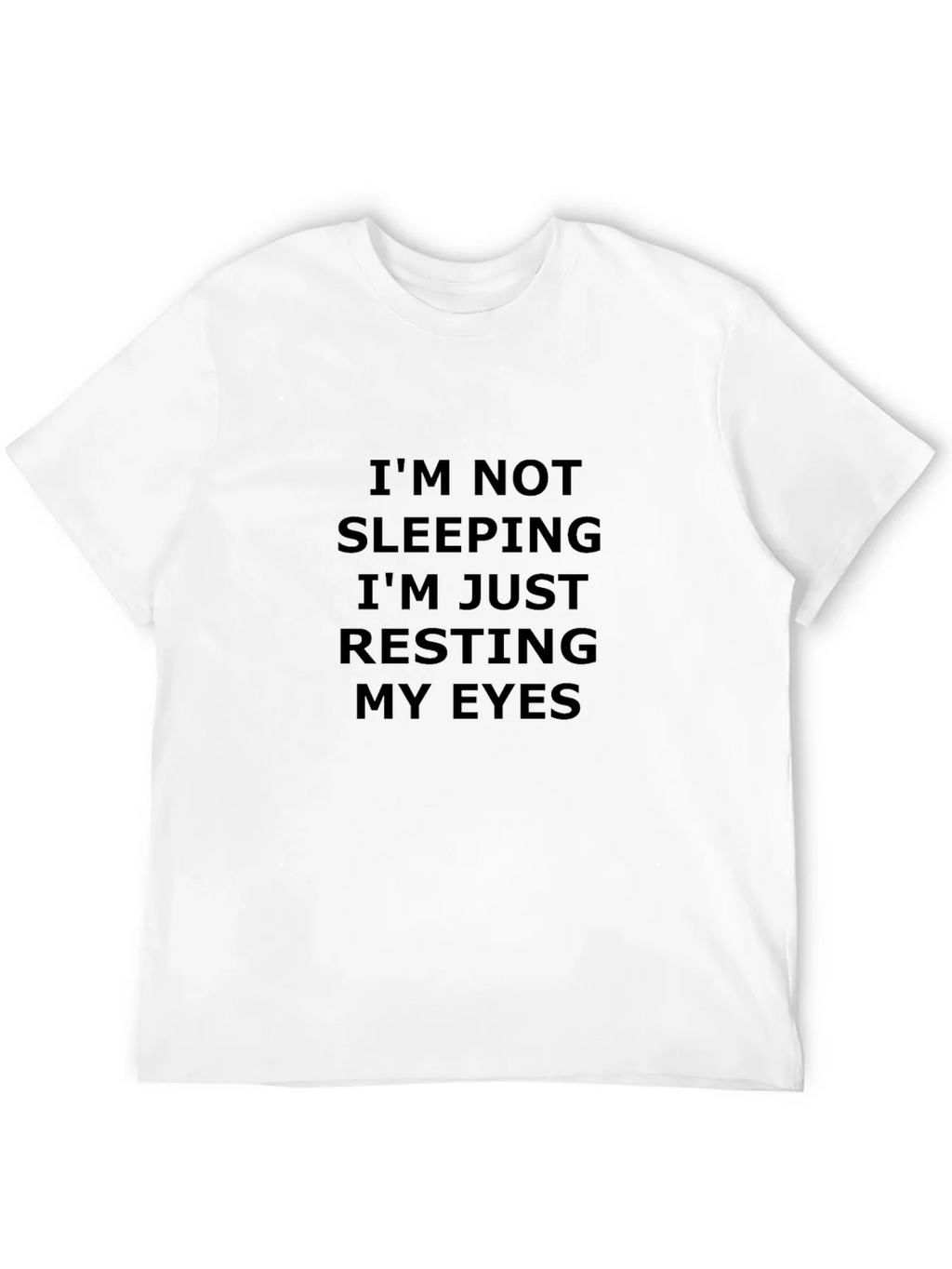 Funny Resting My Eyes Black T-Shirt product image 5