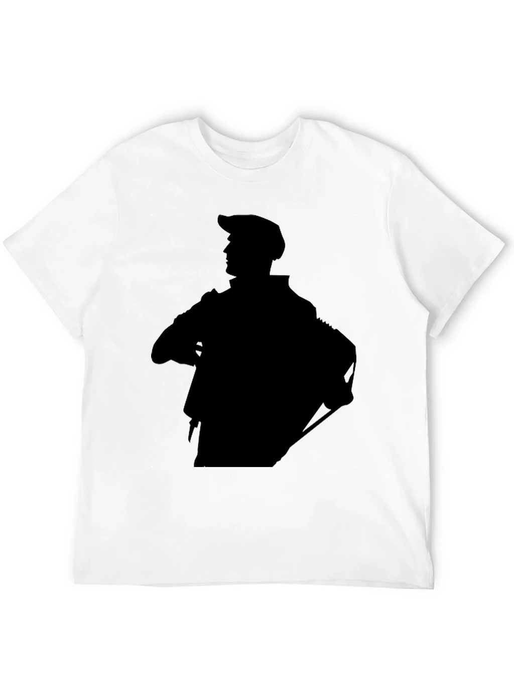 Stylish Black Graphic Tee - Silhouette Design product image 11
