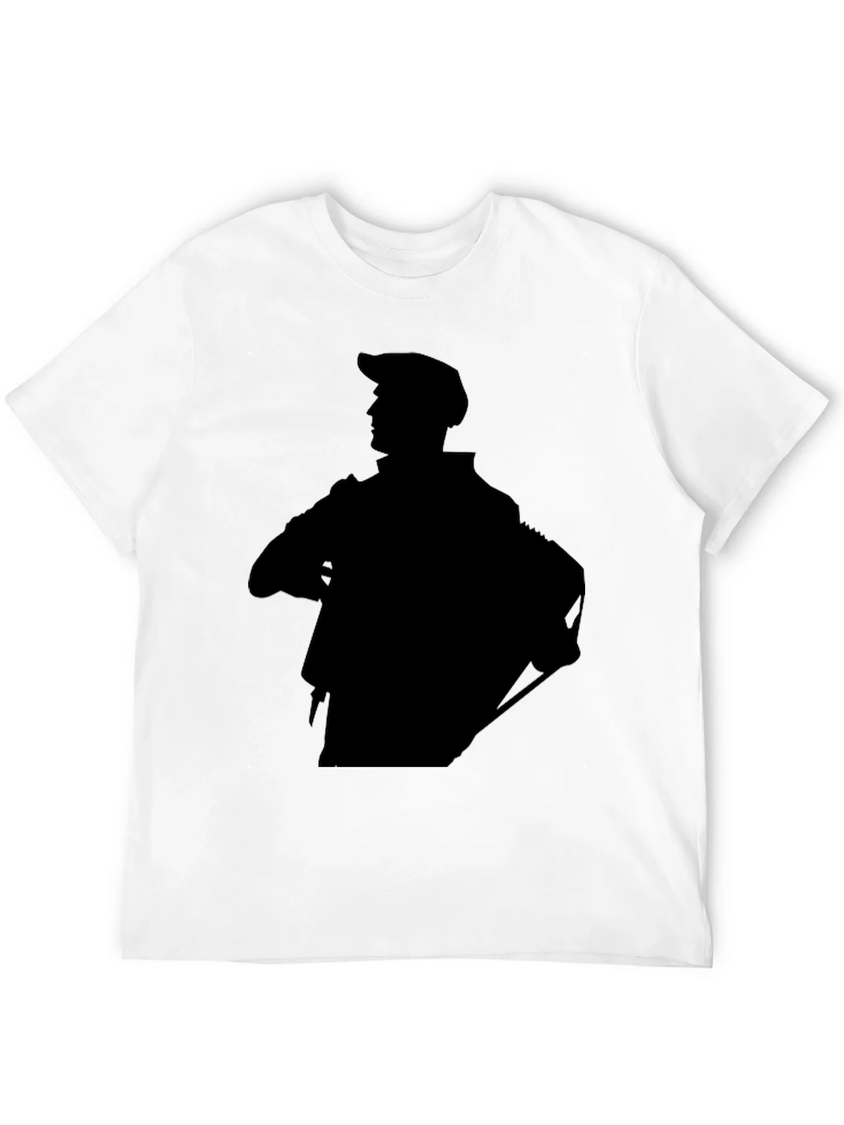 Stylish Black Graphic Tee - Silhouette Design product image 11