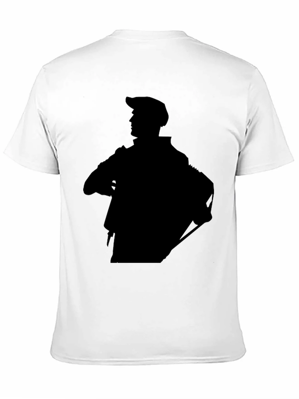 Stylish Black Graphic Tee - Silhouette Design product image 10