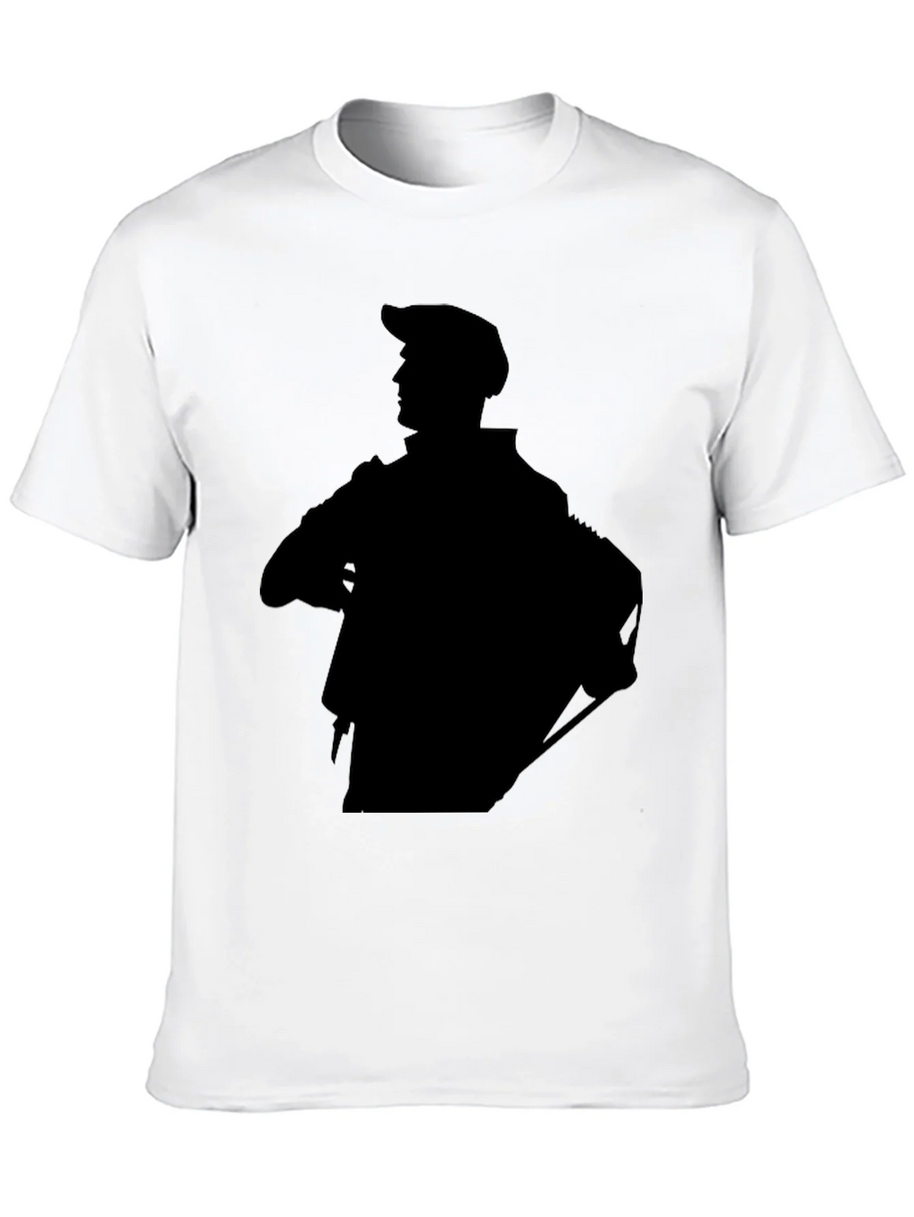 Stylish Black Graphic Tee - Silhouette Design product image 9