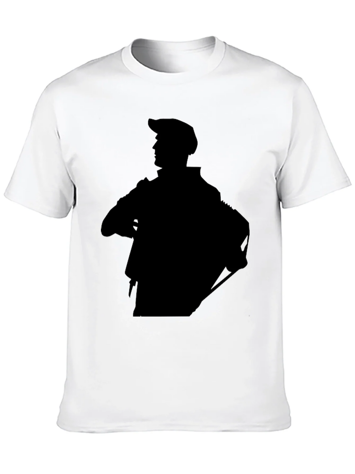 Stylish Black Graphic Tee - Silhouette Design product image 9