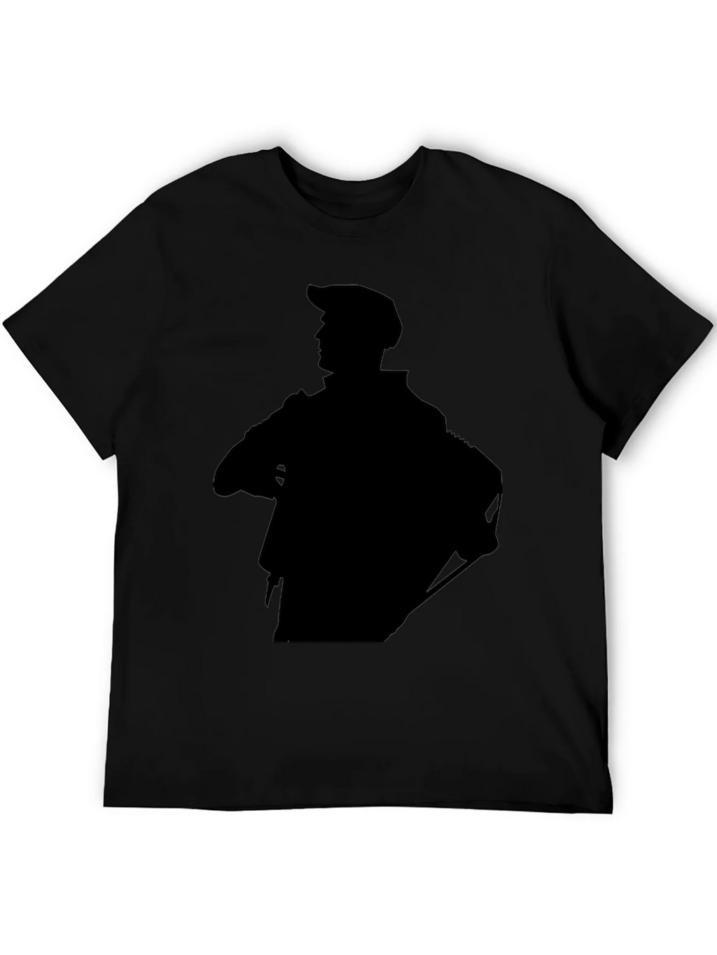Stylish Black Graphic Tee - Silhouette Design product image 5