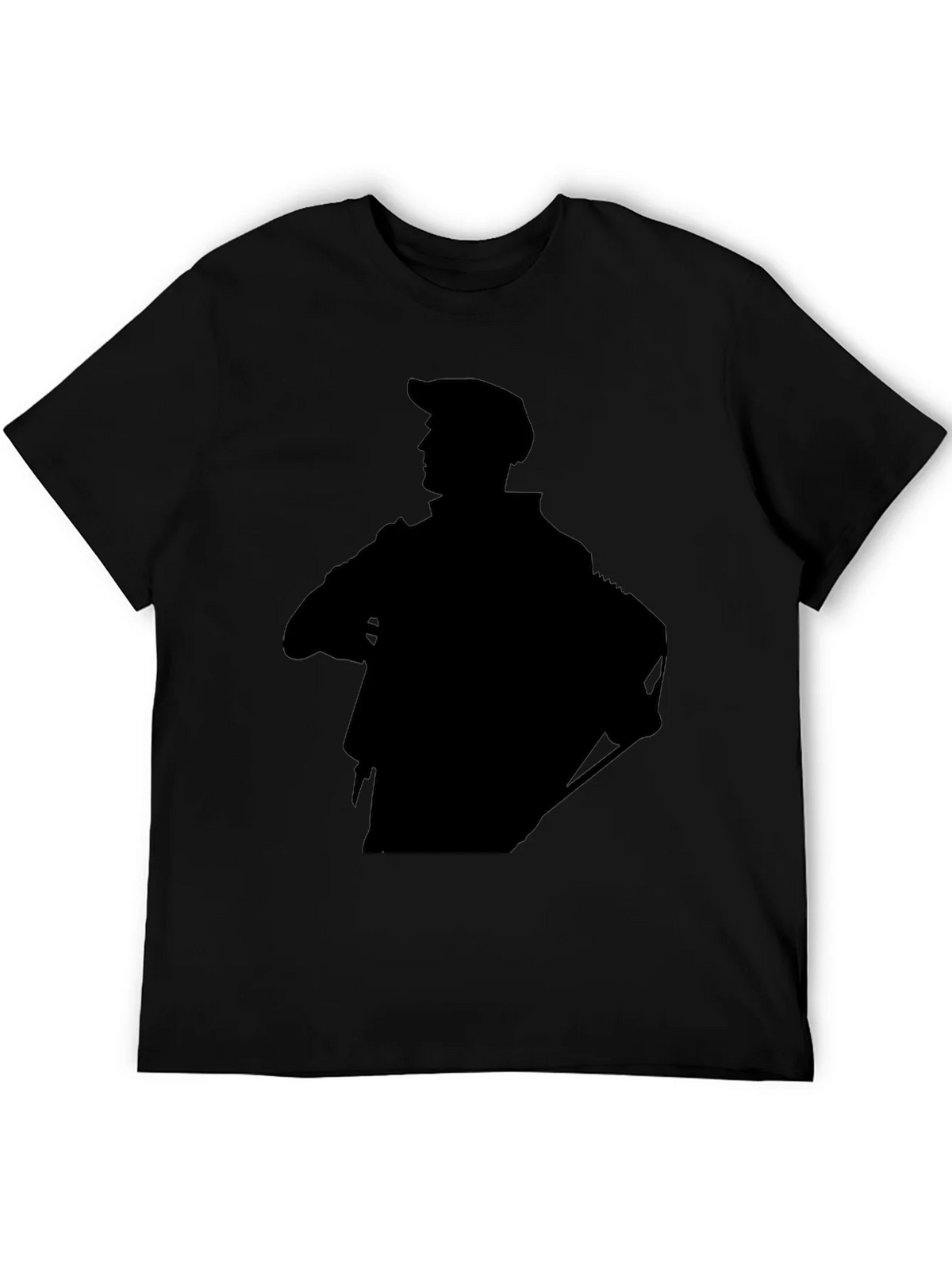 Stylish Black Graphic Tee - Silhouette Design product image 5