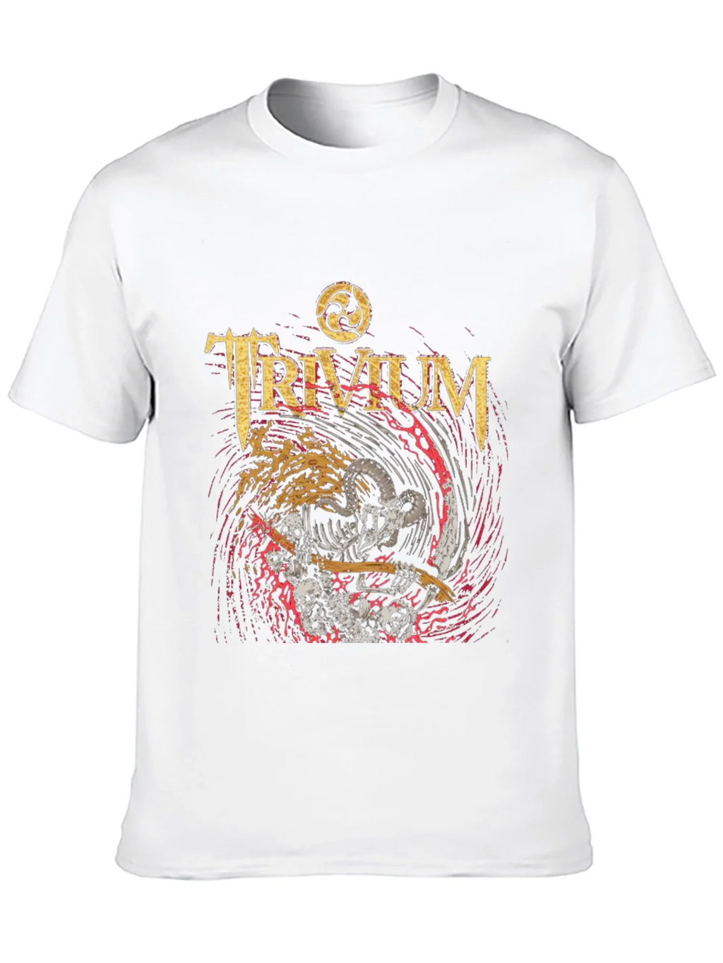 Trivium Band Tee - Skeleton Grim Reaper Rock T-Shirt product image 9