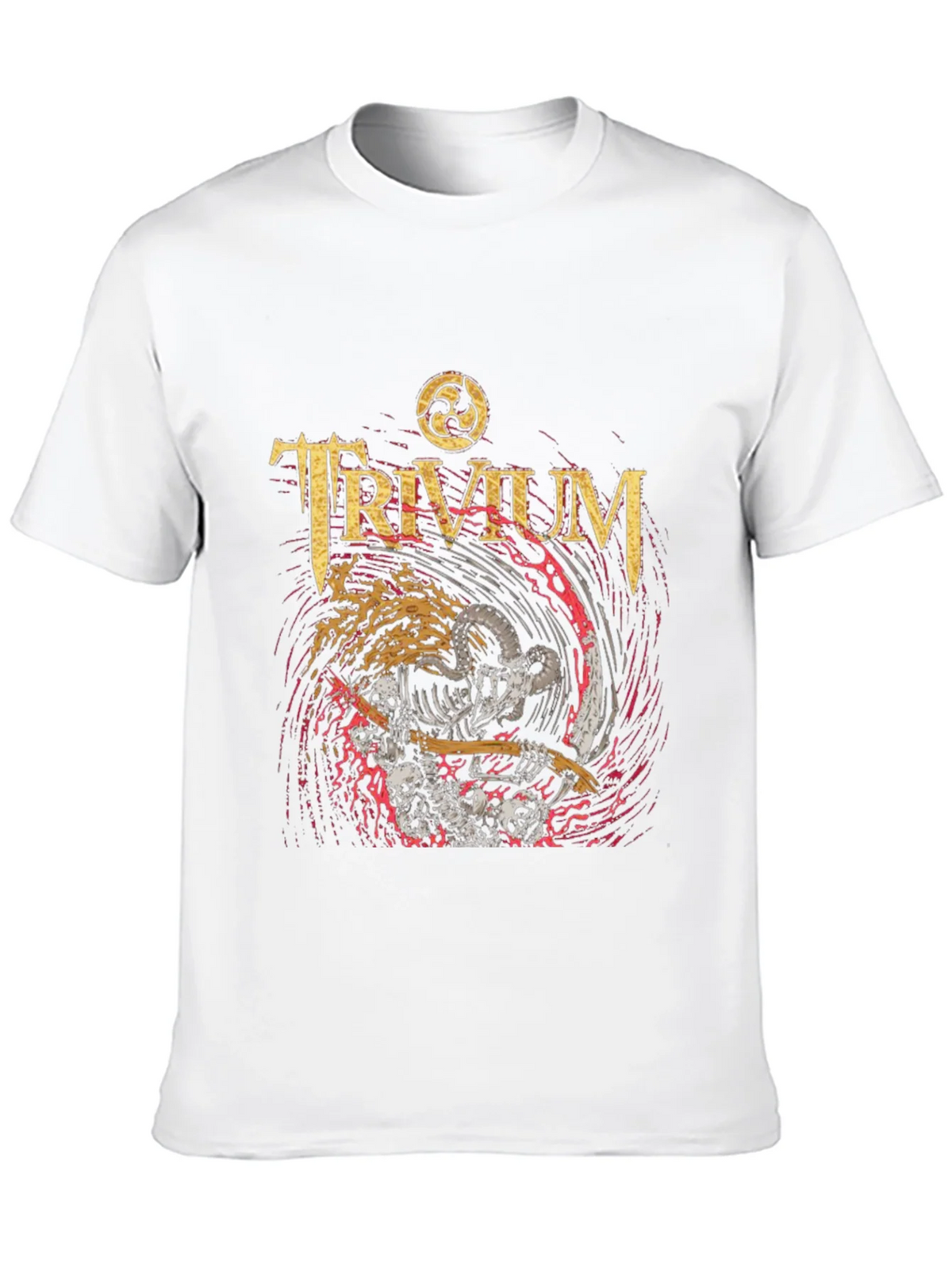 Trivium Band Tee - Skeleton Grim Reaper Rock T-Shirt product image 9
