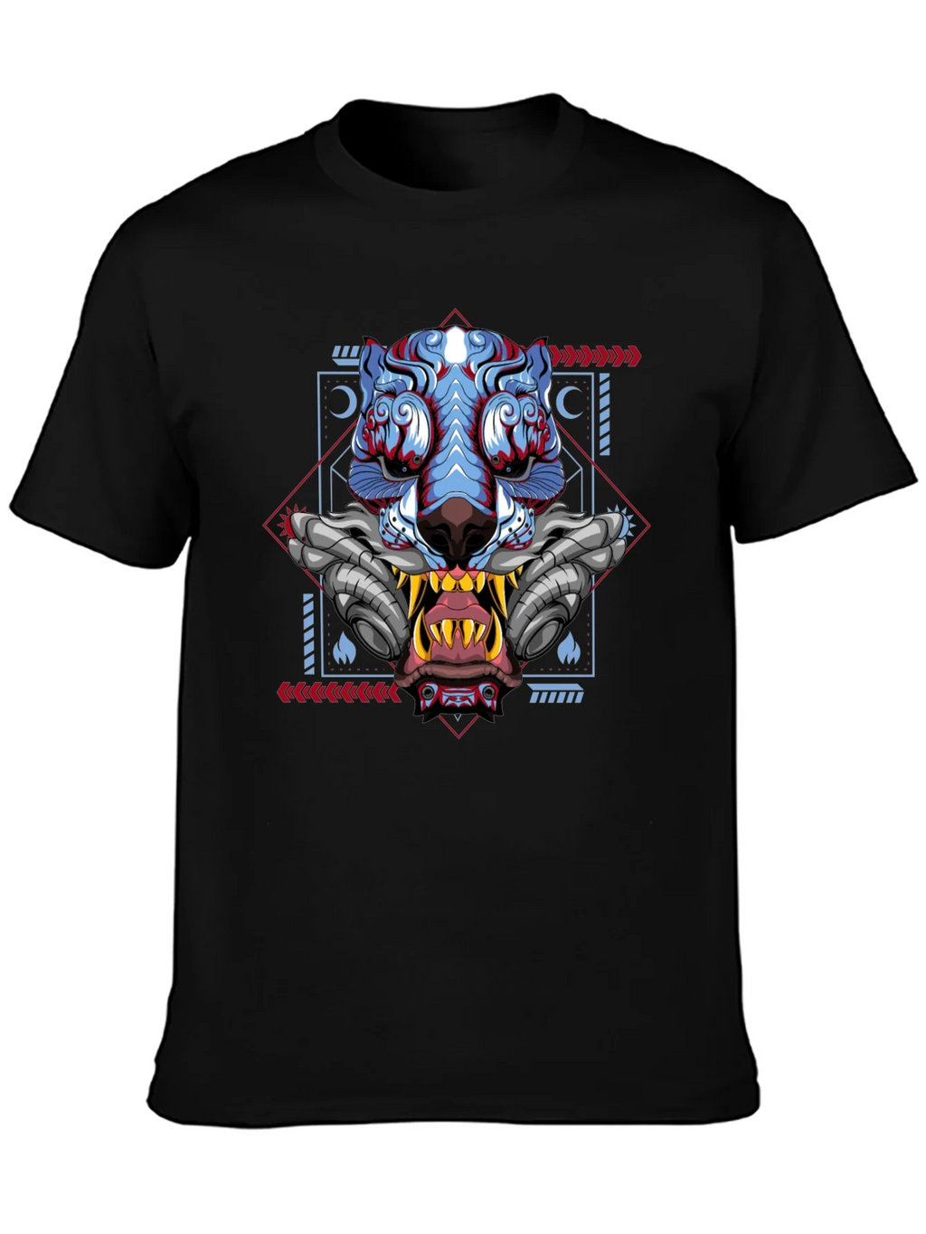 Cyberpunk Tiger Graphic Tee - Unique Style product image 3