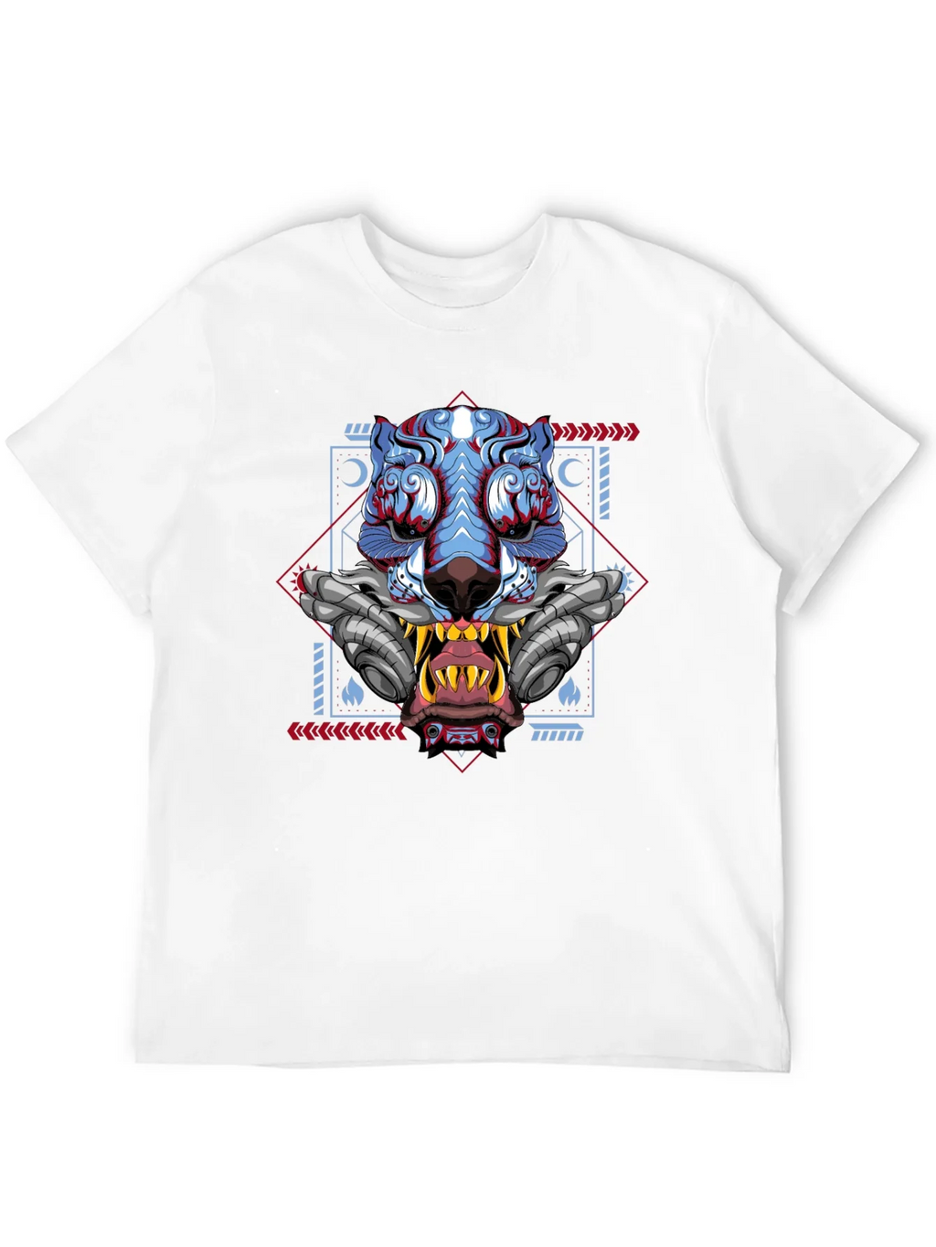 Cyberpunk Tiger Graphic Tee - Unique Style product image 11