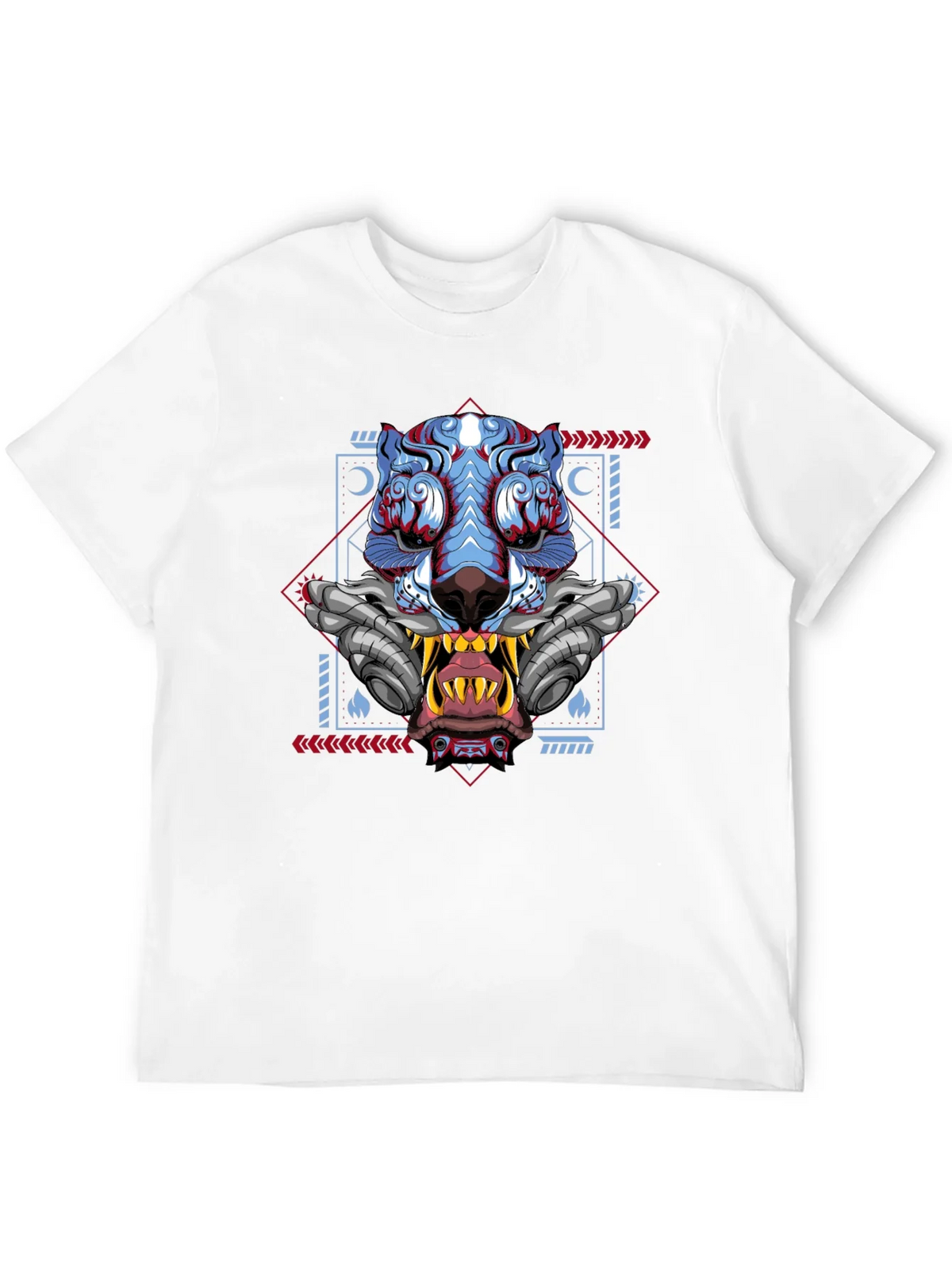 Cyberpunk Tiger Graphic Tee - Unique Style product image 11