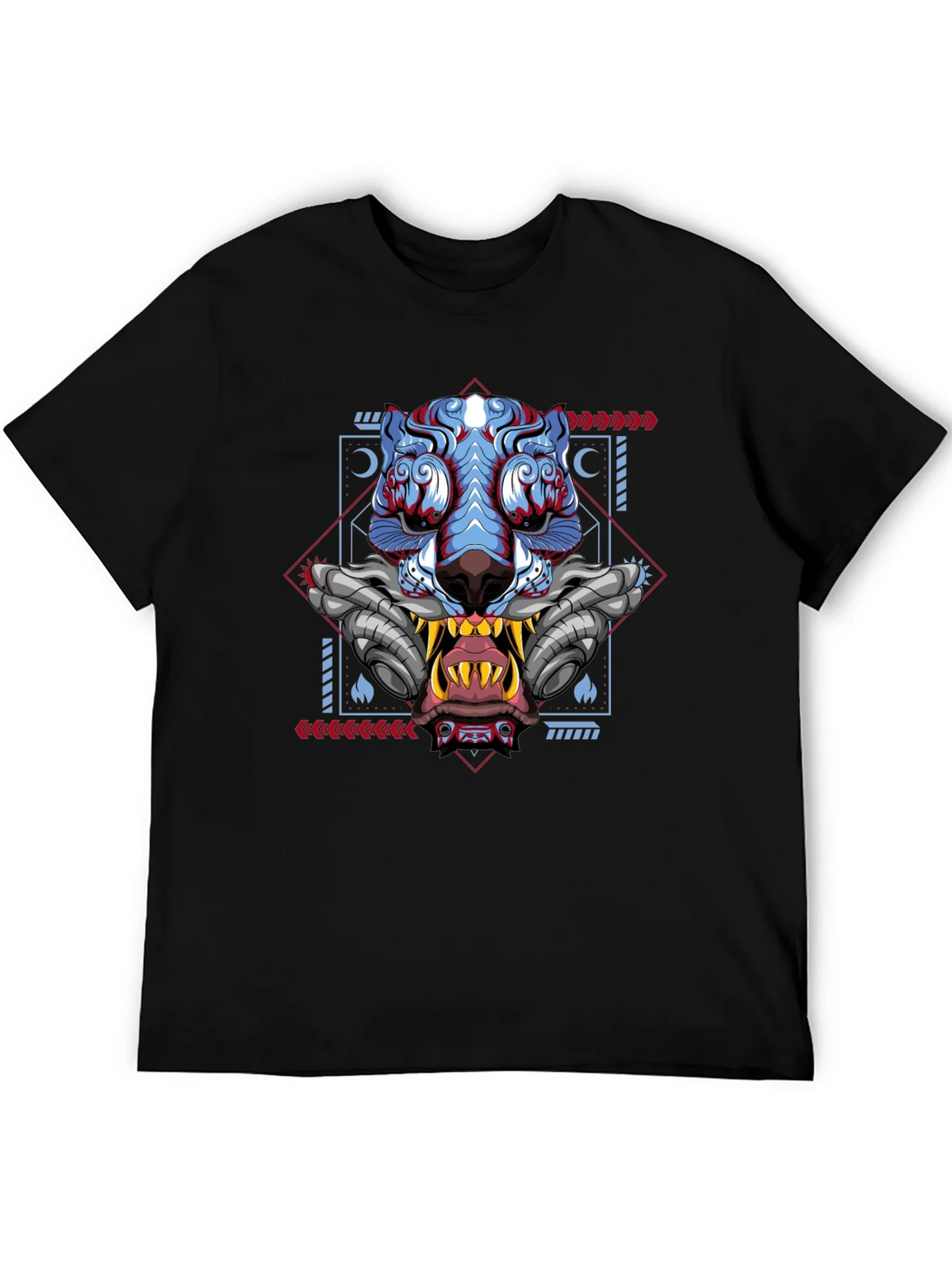 Cyberpunk Tiger Graphic Tee - Unique Style product image 5