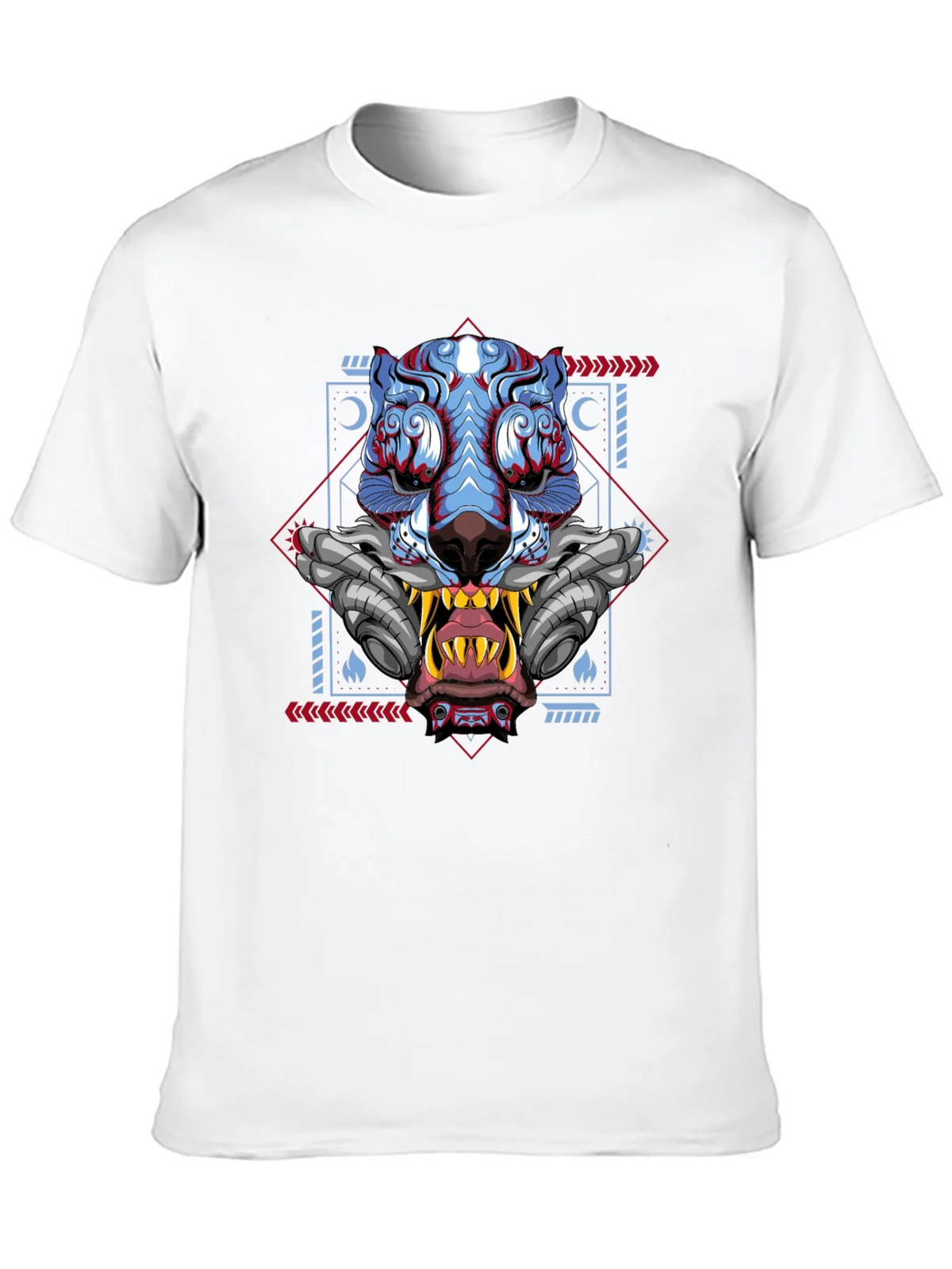 Cyberpunk Tiger Graphic Tee - Unique Style product image 9