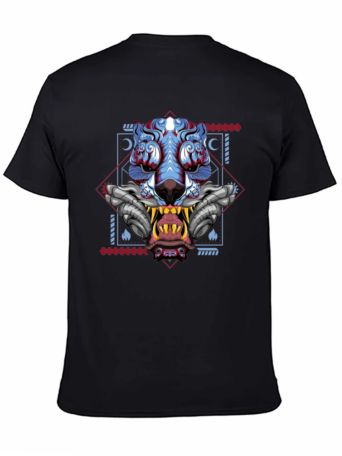Cyberpunk Tiger Graphic Tee - Unique Style product image 4