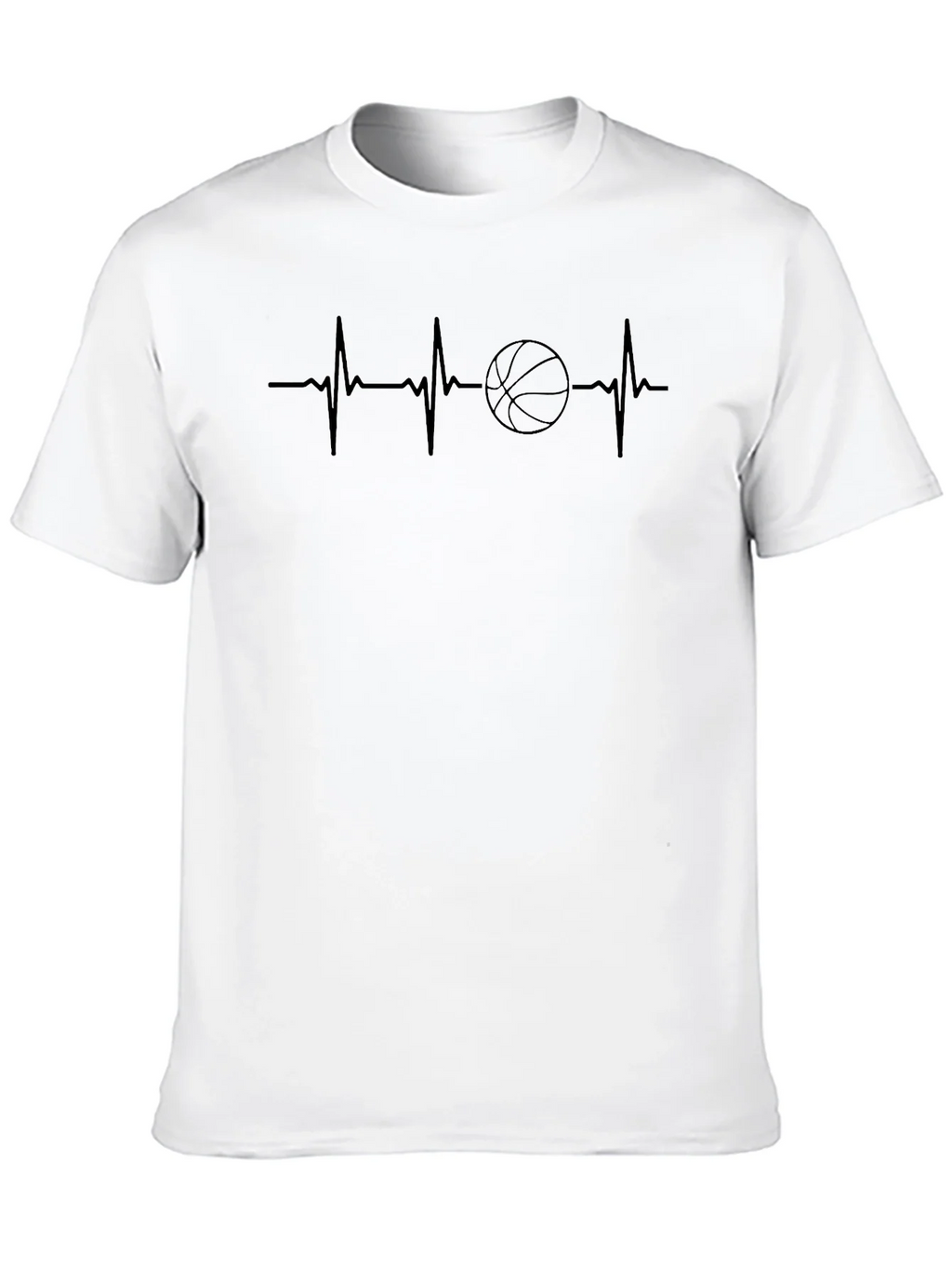 Basketball Heartbeat Graphic Tee - Passionate Fan Apparel product image 6