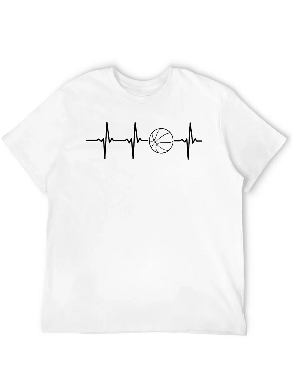 Basketball Heartbeat Graphic Tee - Passionate Fan Apparel product image 7