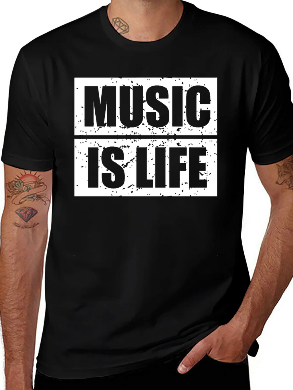 Music is Life Graphic T-Shirt product image 1