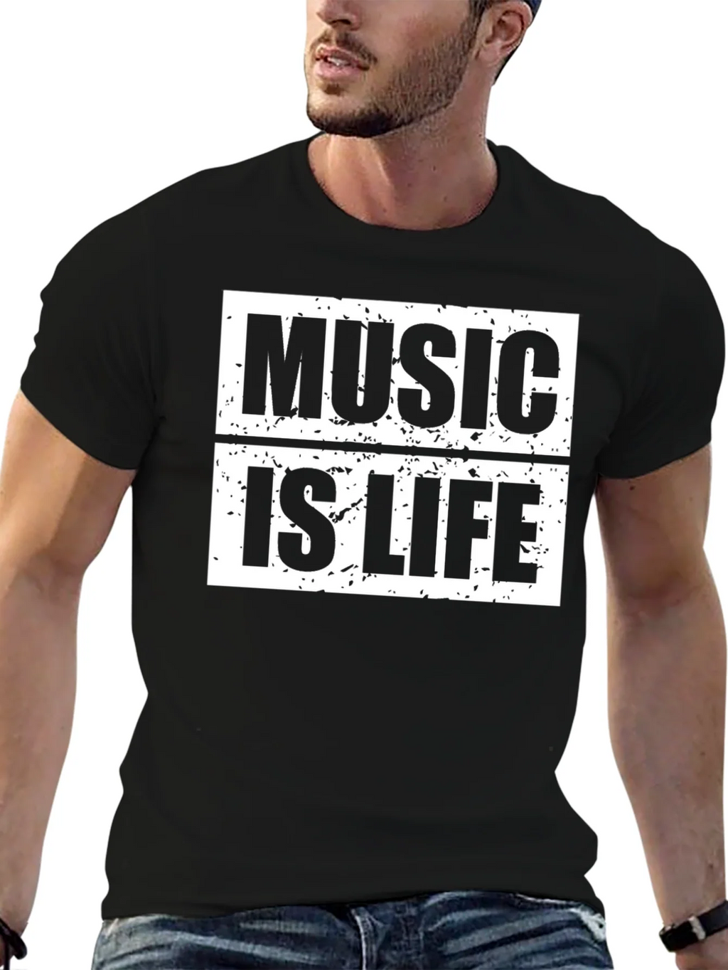 Music is Life Graphic T-Shirt product image 6