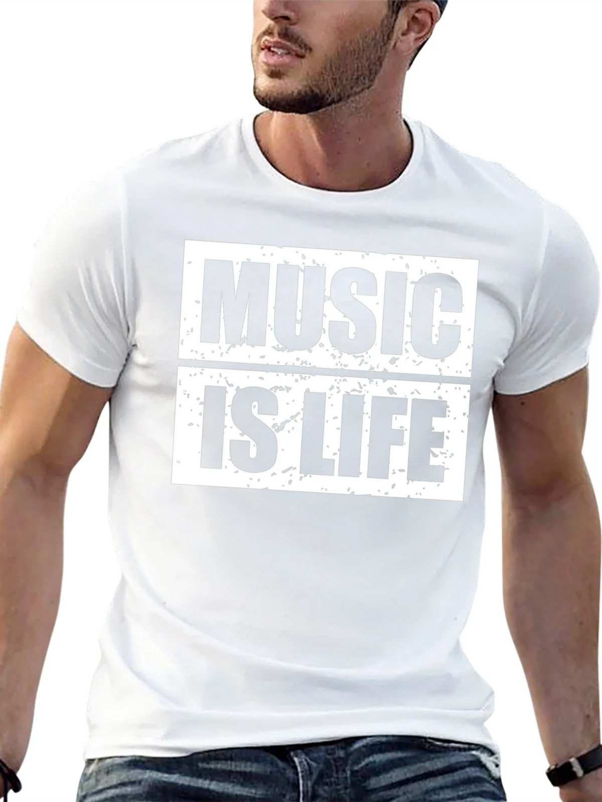 Music is Life Graphic T-Shirt product image 11