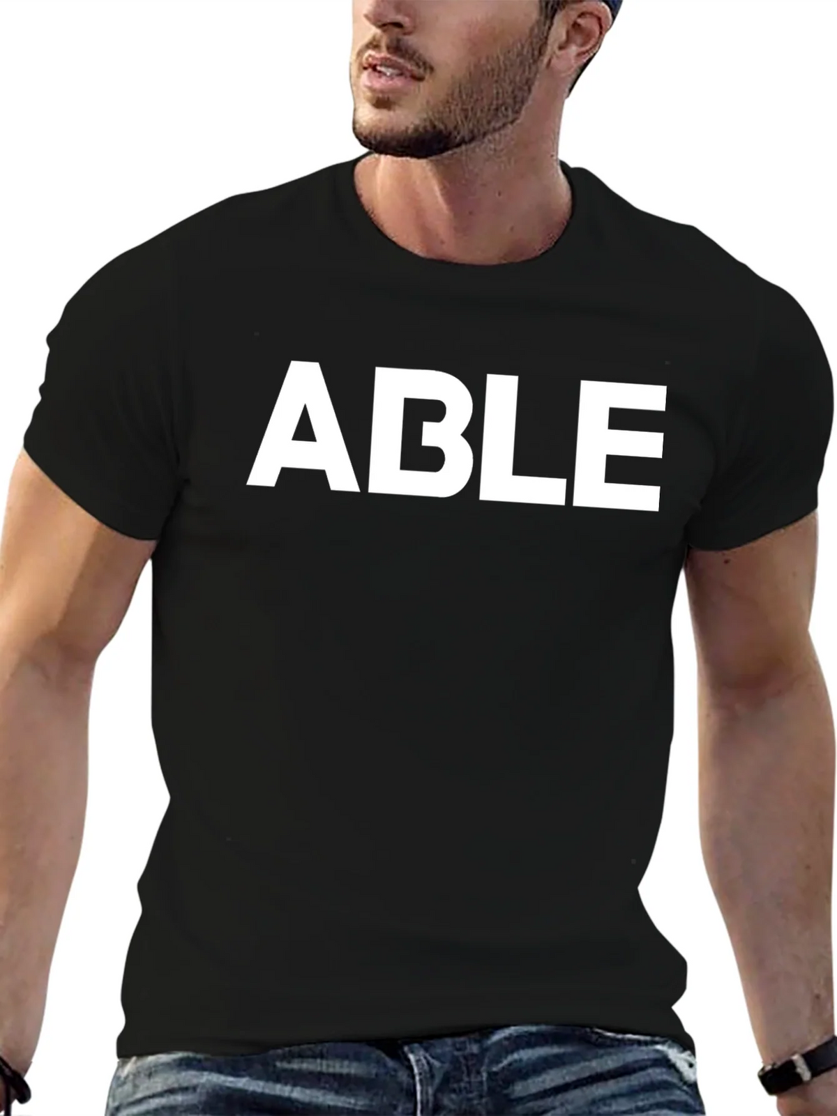 ABLE Graphic Tee - Classic Black T-Shirt product image 6