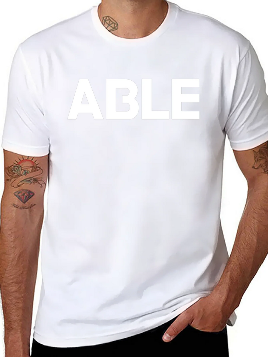 ABLE Graphic Tee - Classic Black T-Shirt product image 7