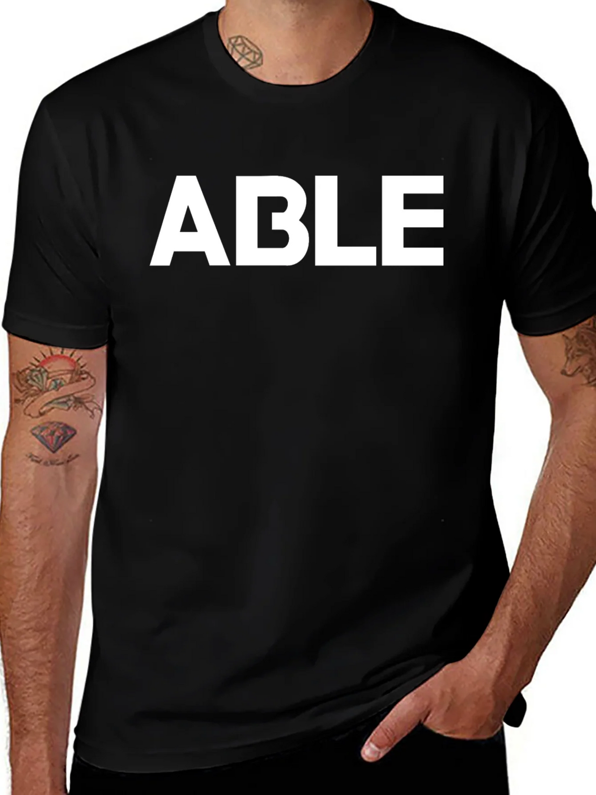 ABLE Graphic Tee - Classic Black T-Shirt product image 1