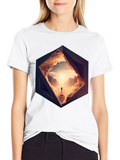 Abstract Desert Portal Graphic Tee product image 1