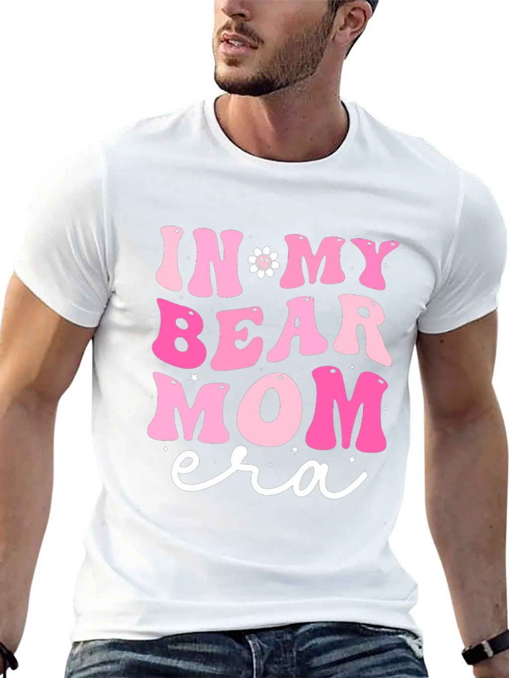 In My Bear Mom Era Black Graphic Tee product image 7