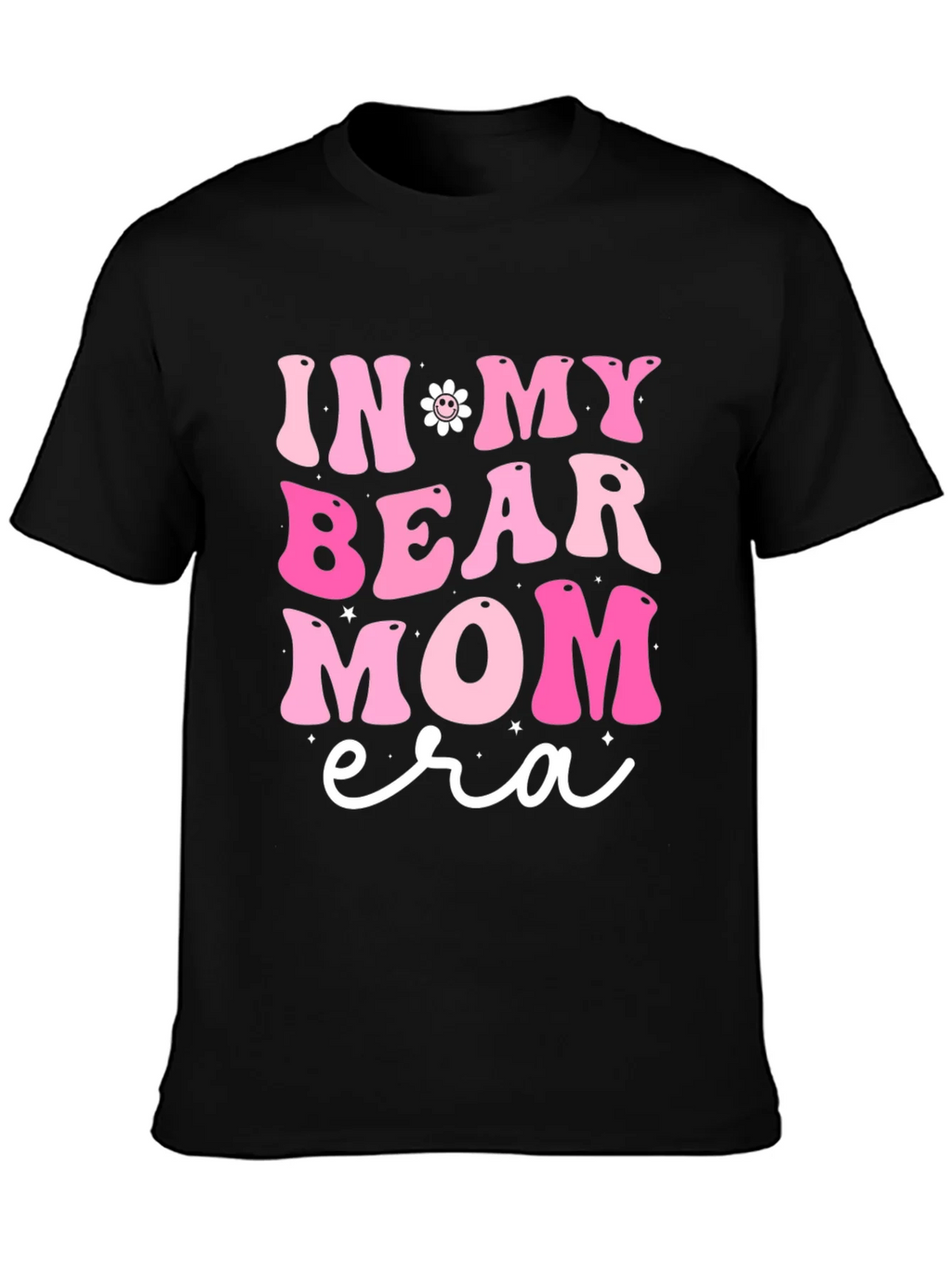 In My Bear Mom Era Black Graphic Tee product image 1