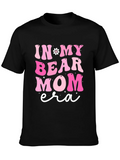 In My Bear Mom Era Black Graphic Tee product image 1