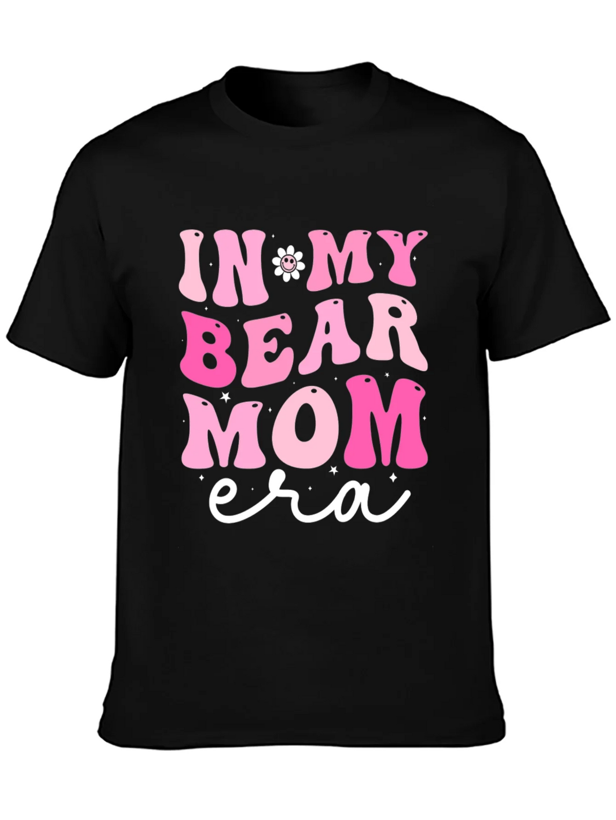 In My Bear Mom Era Black Graphic Tee product image 1