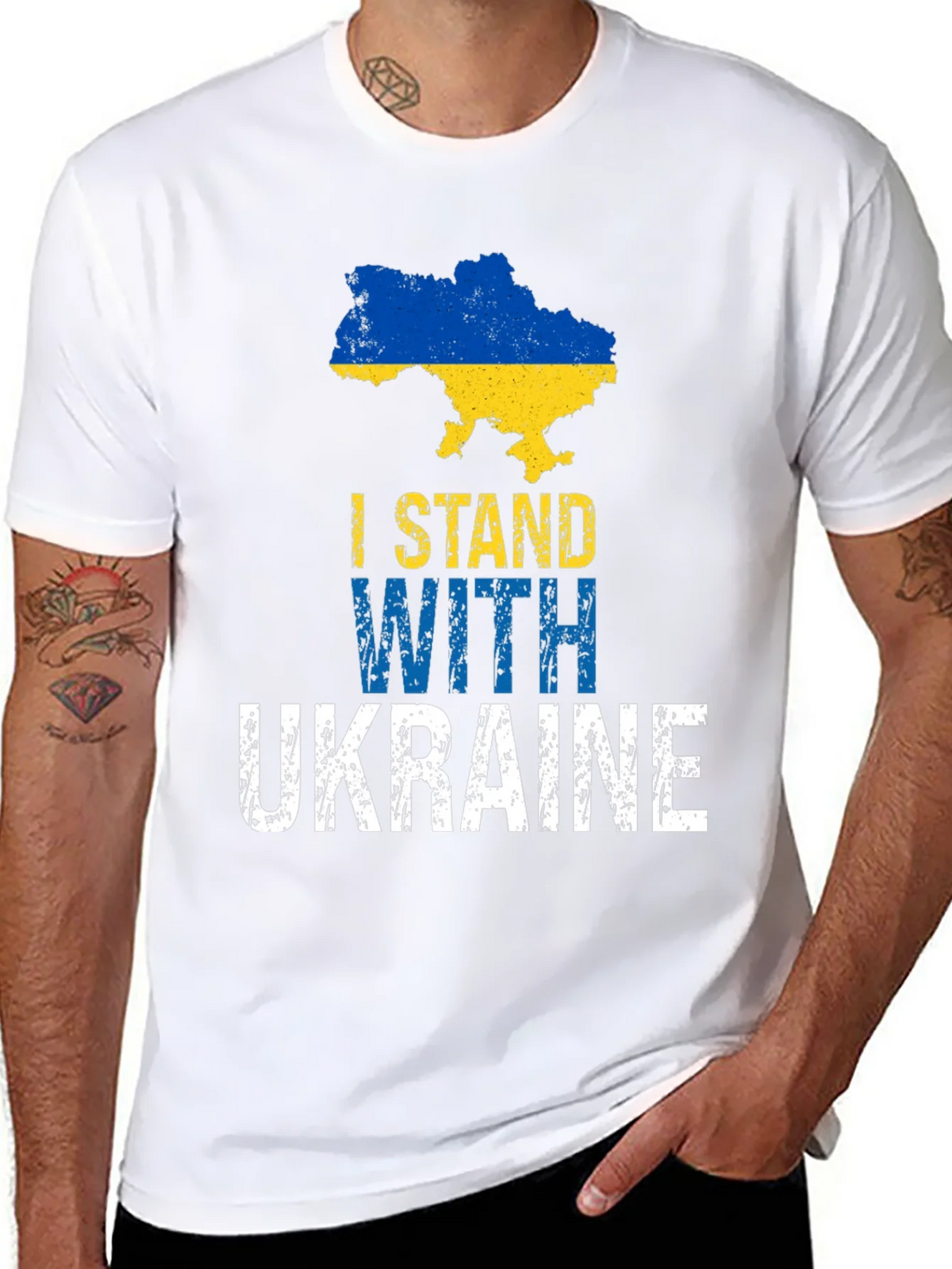 I Stand With Ukraine T-Shirt product image 7
