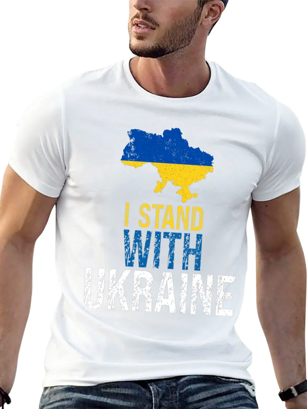 I Stand With Ukraine T-Shirt product image 12