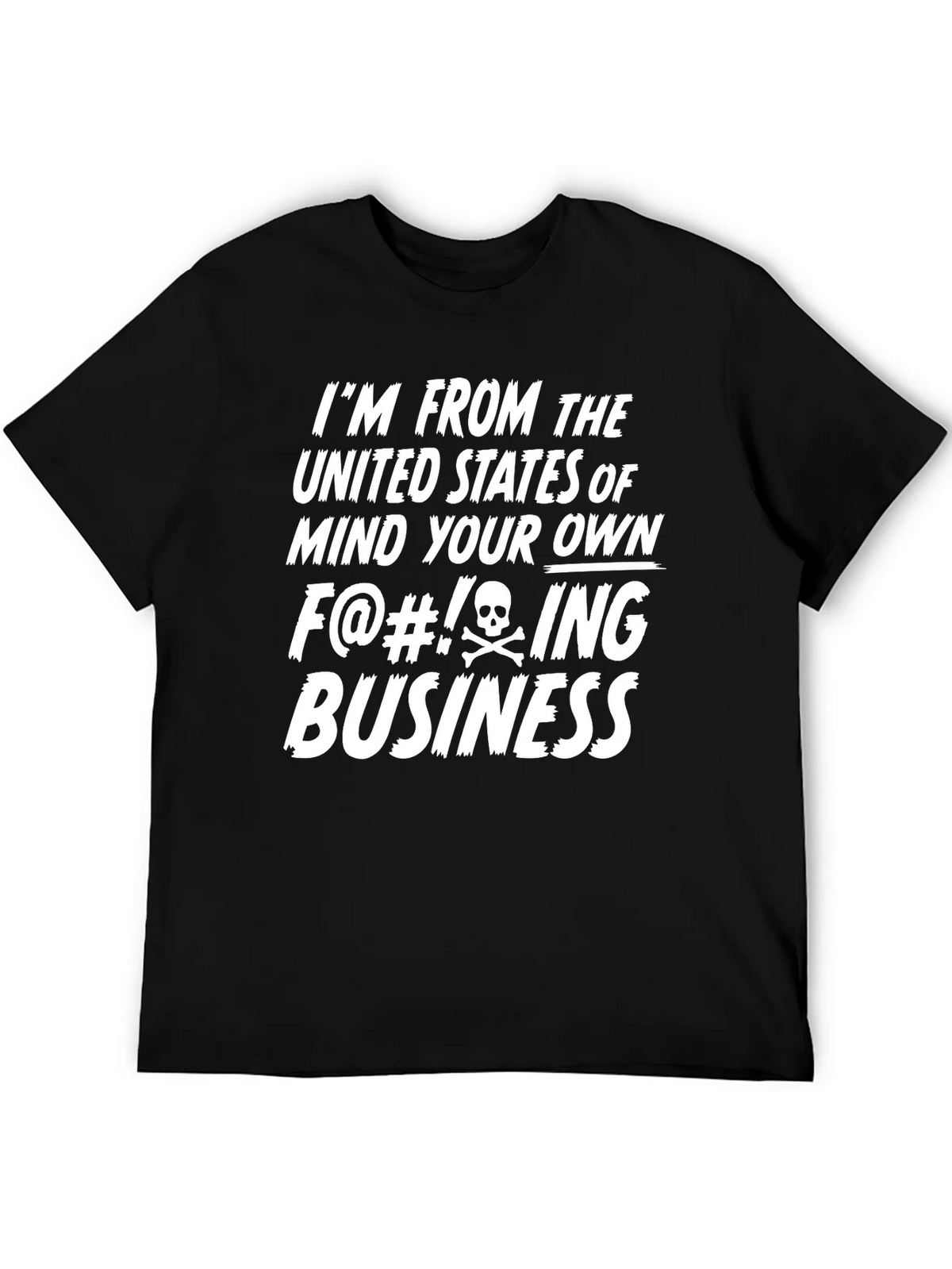Mind Your Own Business Funny Novelty T-Shirt product image 5