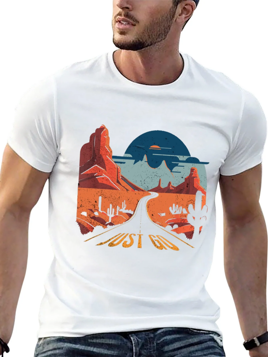 Just Go Graphic Tee - Desert Road Trip T-Shirt product image 12