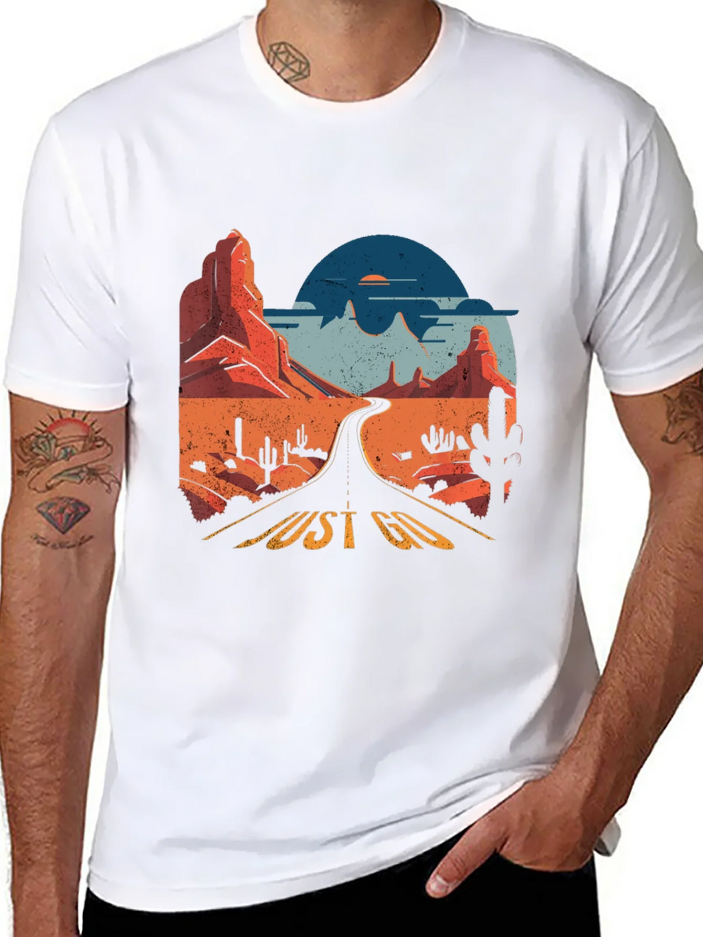 Just Go Graphic Tee - Desert Road Trip T-Shirt product image 7