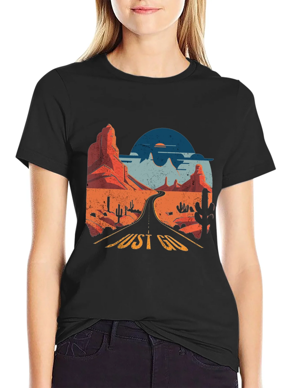 Just Go Graphic Tee - Desert Road Trip T-Shirt product image 2