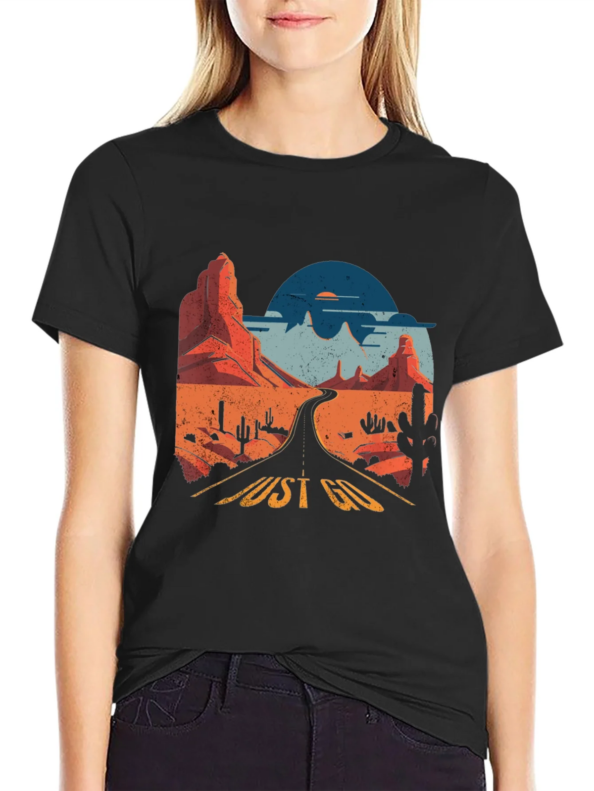 Just Go Graphic Tee - Desert Road Trip T-Shirt product image 2
