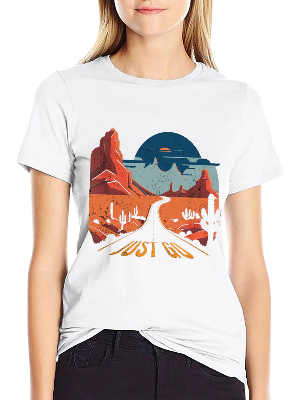 Just Go Graphic Tee - Desert Road Trip T-Shirt product image 8