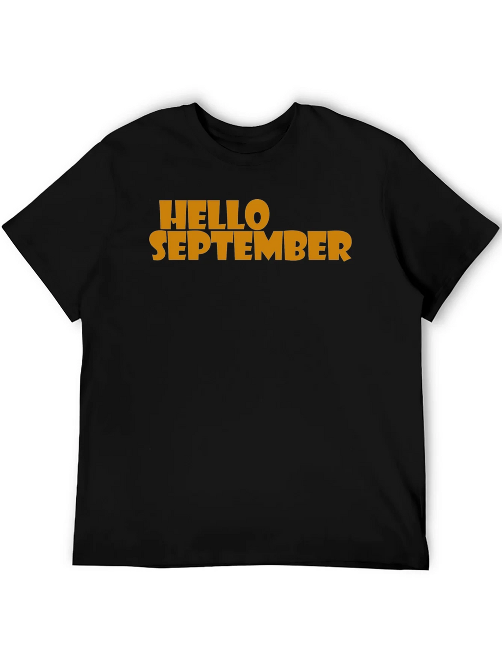 Hello September Graphic Tee - Mens Black T-Shirt product image 5