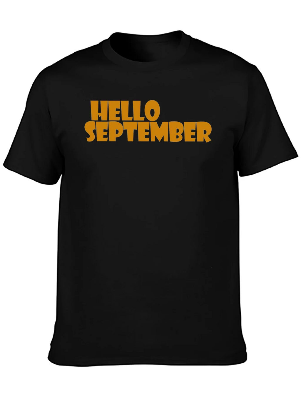 Hello September Graphic Tee - Mens Black T-Shirt product image 3