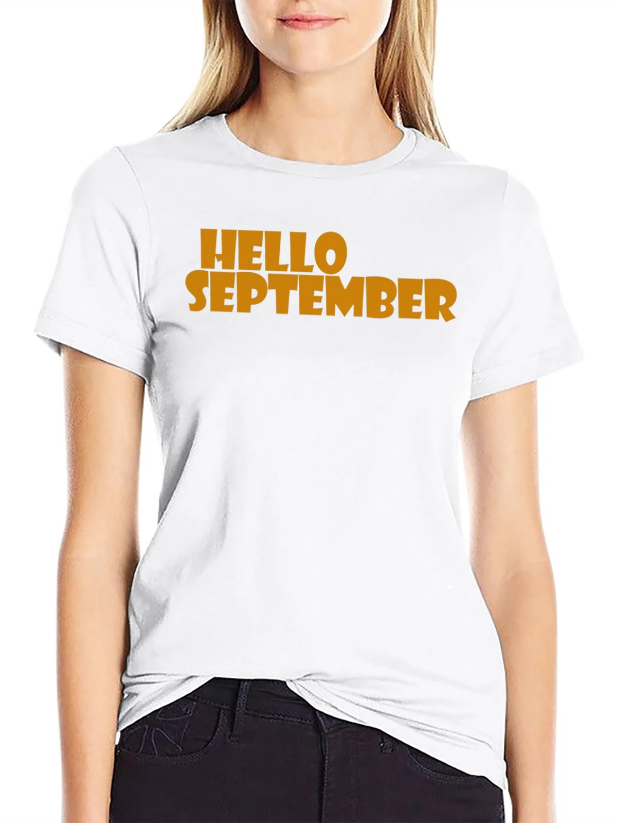Hello September Graphic Tee - Mens Black T-Shirt product image 8