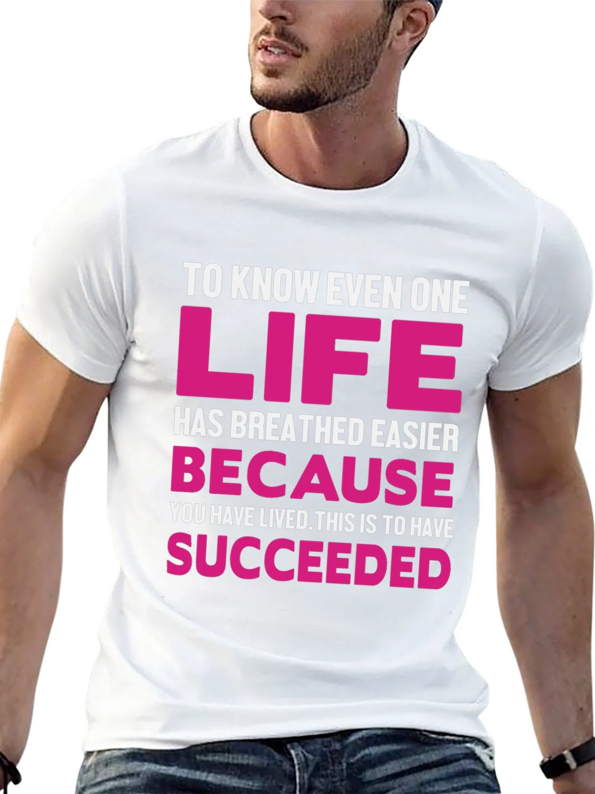 Inspirational Graphic Tee - Life Succeeded product image 7
