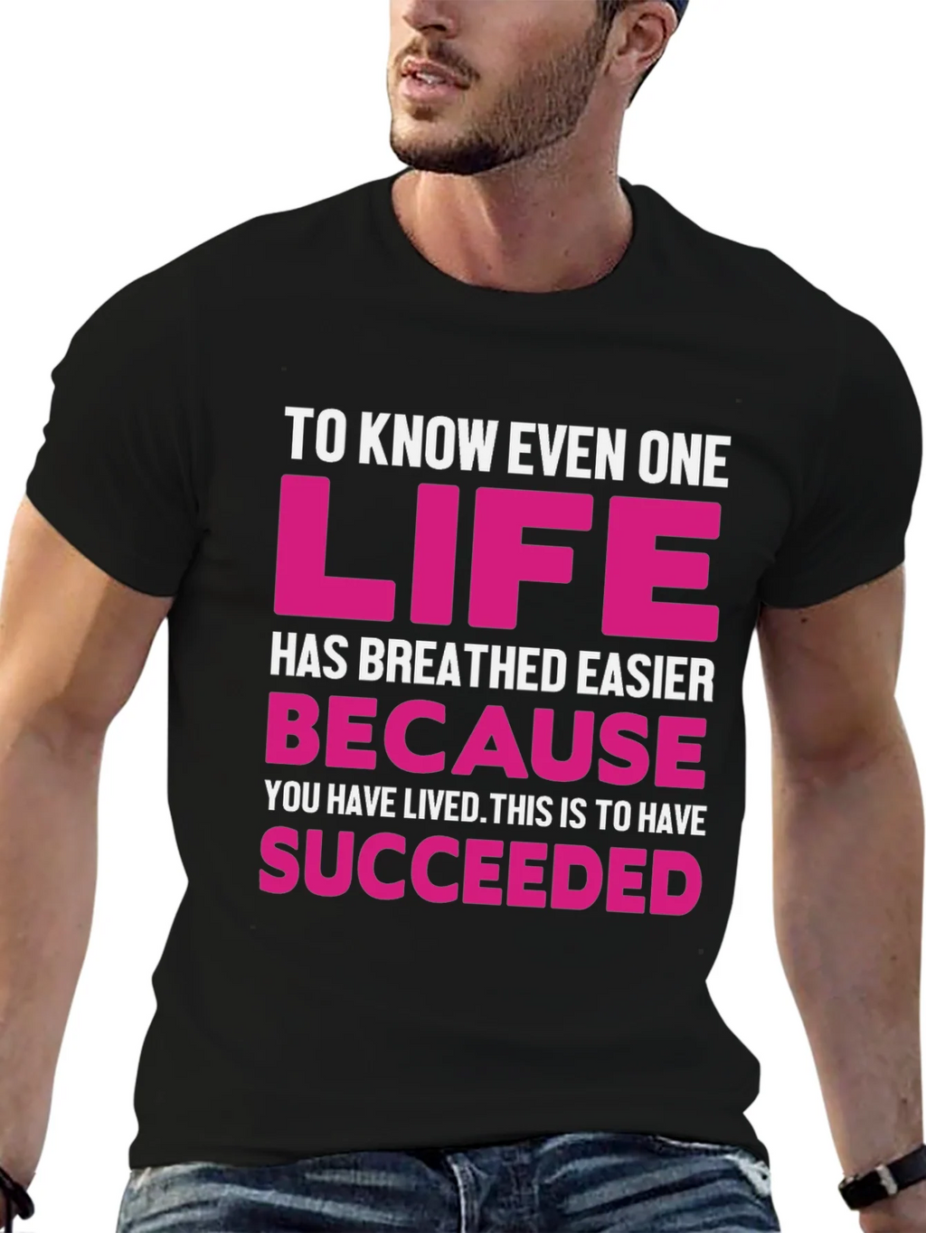Inspirational Graphic Tee - Life Succeeded product image 4