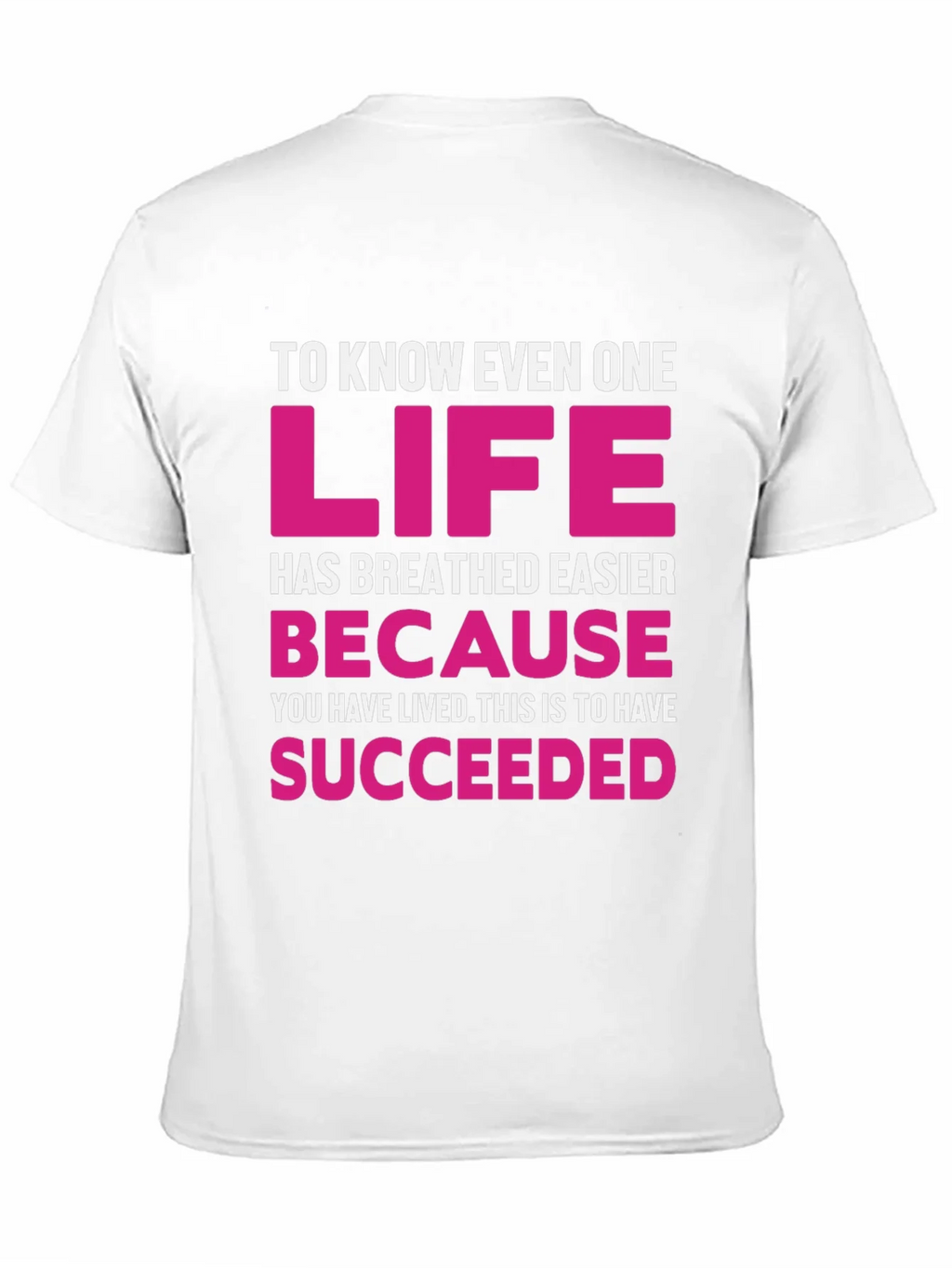 Inspirational Graphic Tee - Life Succeeded product image 6