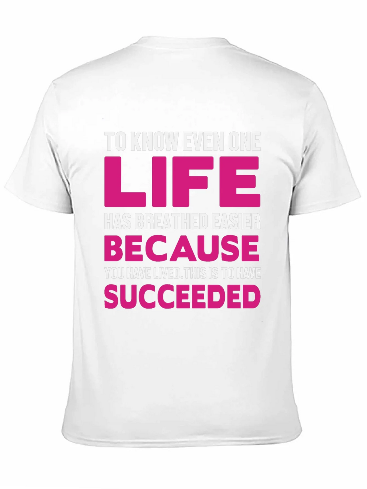 Inspirational Graphic Tee - Life Succeeded product image 6
