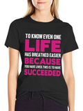 Inspirational Graphic Tee - Life Succeeded product image 1
