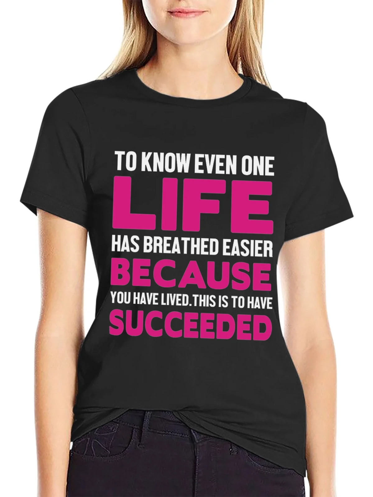 Inspirational Graphic Tee - Life Succeeded product image 1