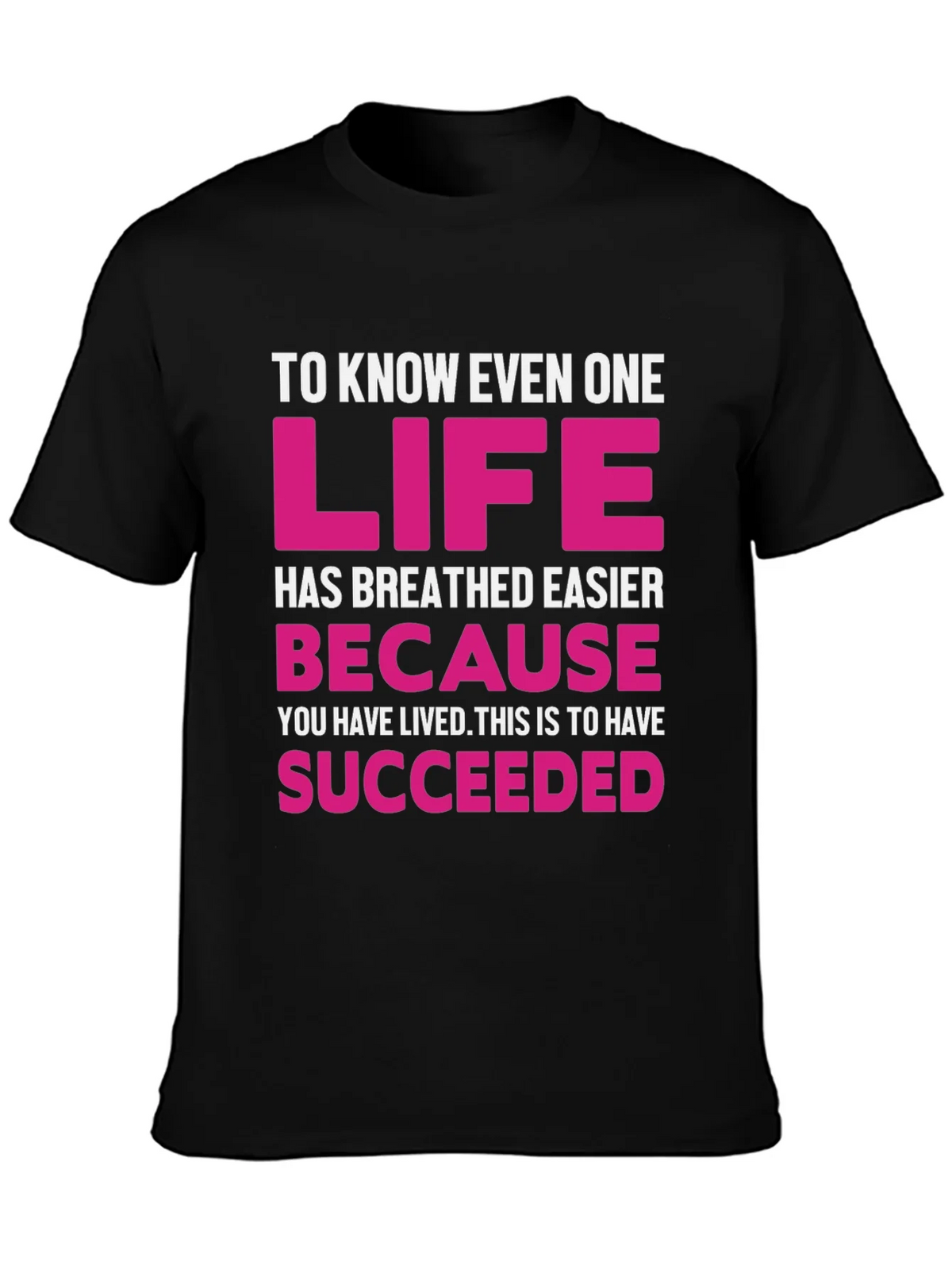 Inspirational Graphic Tee - Life Succeeded product image 2